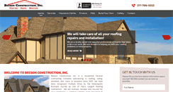 Desktop Screenshot of beesonconstruction.com